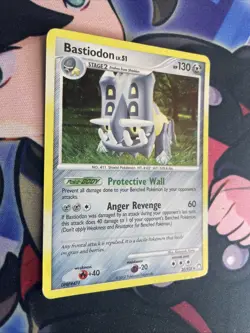 Bastiodon - HOLO - Pokemon TCG - DP Mysterious Treasures - 21/123 - RARE ~ MP - Image 2