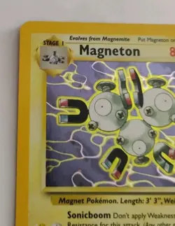 Pokemon 1999 Base Set Magneton 11/62 Fossil Holo Rare - Image 4