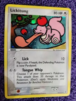 Lickitung 37/112 FireRed & LeafGreen Reverse Holo Pokemon *NICE* - Image 1