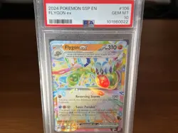 2024 POKEMON SSP EN-SURGING SPARKS #106 FLYGON EX PSA 10 - Image 1