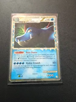 Feraligatr Prime 108/123 HeartGold SoulSilver MP Vintage Pokemon Cards TCG - Image 2