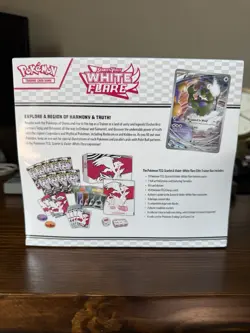 Factory Sealed Pokemon TCG White Flare Elite Trainer Box (ETB) - Image 2