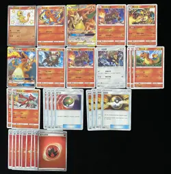 2024 Pokemon TCG S-Chinese Charmander Charizard & Braixen-GX Lot*31 M03 - Image 2