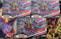 Lost Origins Build & Battle Stadium X3 Sealed 36 Booster Packs Pokemon TCG - Image 1