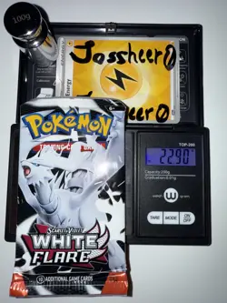Very Heavy! 22.90g Pokemon TCG SV10.5 White Flare Booster Pack Factory Sealed! - Image 1