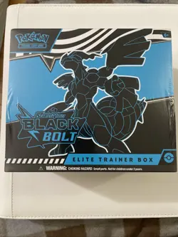 Pokemon Scarlet & Violet: Black Bolt - Elite Trainer Box ETB - Sealed Small Rip - Image 1