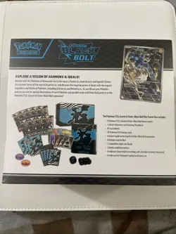Pokemon Scarlet & Violet: Black Bolt - Elite Trainer Box ETB - Sealed Small Rip - Image 4