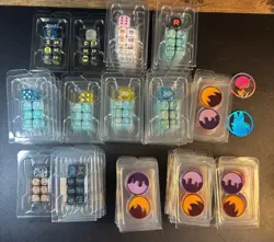 Lot of 60 Pokemon Elite Trainer Box (ETB) Dice & Coins - Sealed Assortment - New - Image 1