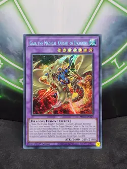 Yugioh Gaia the Magical Knight of Dragons MP21-EN124 Prismatic Secret Rare NM - Image 1