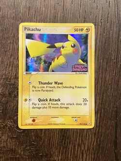Pikachu - 78/110 - EX Holon Phantoms Set Reverse Holo Stamped- Pokemon Card - LP - Image 2