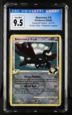 Skarmory FB 083/147 League & Championship Cards Reverse HOLO (CGC Gem Mint 9.5) - Image 1