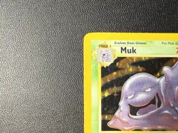 Pokemon TCG Muk Holo Rare Card 13/62 Fossil 1999 WOTC MP Condition - Image 4
