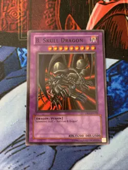 Yu-Gi-Oh TCG B. Skull Dragon DB1-EN153 Unlimited Super Rare Card LP-NM - Image 1