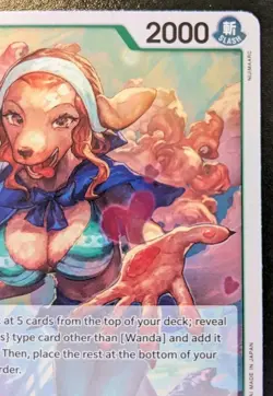 Wanda OP08-034 R Foil Rare Two Legends One Piece Card Game - Image 3