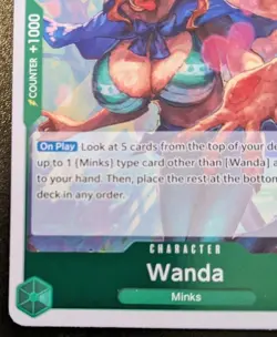 Wanda OP08-034 R Foil Rare Two Legends One Piece Card Game - Image 4