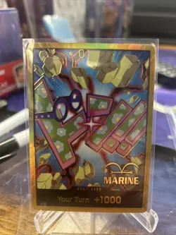 One Piece Card Game Gold DON!! Card (Koby Marines) PRB-02 The Best Vol. 2 Eng - Image 1