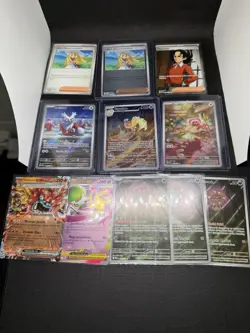 mixed pokemon card lot From Mega Evolution & More Stufful 154/132 Pack Fresh - Image 1
