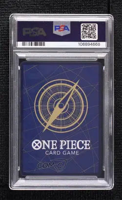 2024 One Piece Card Game: Premium PRB-01 Japanese Reprint Trafalgar Law PSA 8 - Image 2