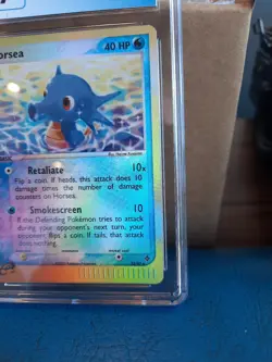 Horsea EX Dragon Reverse Holo Cgc 9 Mint 33/97 Pokemon 2003 psa Card E Reader - Image 4