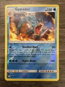 Gyarados - 30/181 - Reverse Holo Rare Team Up Set TCG - Pokemon Card - NM - Image 1