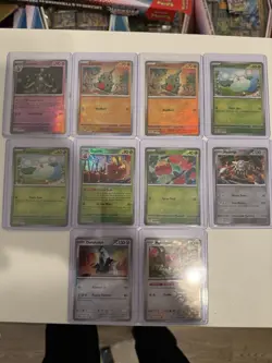 POKEMON TCG Lot Of 10 Prismatic Evolutions MASTER BALL Reverse Holo Cards - Image 1