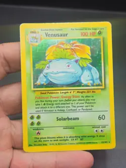 Pokemon TCG Venusaur Base Set Holo Unlimited Rare Card 15/102 1999 - Image 4