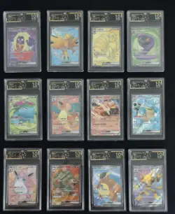 12 Lot OCD 10 Pokemon Chinese Card 151 SR RR Holo Charizard SQ Graded A3 - Image 1