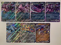 Pokemon EX Card Lot Of 7 Destined Rivals 2025 Near Mint Holo Rares TCG - Image 1