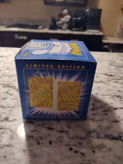 Burger King 1999 Pokemon Poliwhirl 23K Gold Plated Trading Card (Complete) - Image 2