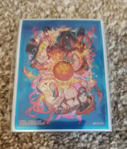 3x One Piece TCG Devil Fruit Collection Vol 2 Flame Fruit Sleeves Only NO CARDS - Image 3