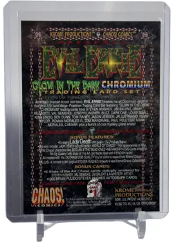 Evil Ernie Glow In The Dark Promo #1 1994 Chromium Card W/Top Loader - Image 2