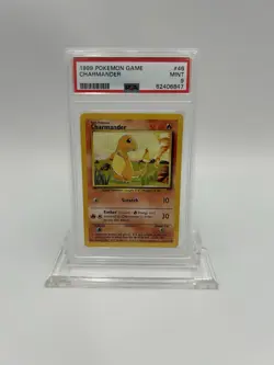 Base Set Unlimited Charmander 46/102 Pokemon Card - Image 1