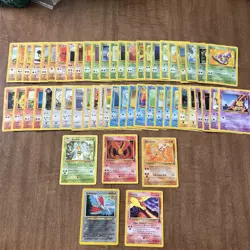 Pokemon Bulk WOTC 55 Card Vintage Rare Lot Collection - No Duplicates - Image 1