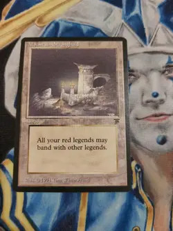 Mountain Stronghold MTG Legends Uncommon Land Near-Mint x1 GG3 - Image 2