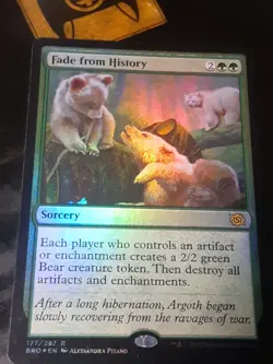 Fade from History FOIL , The Brothers War , Light play , MTG , FREESHIPPING - Image 2