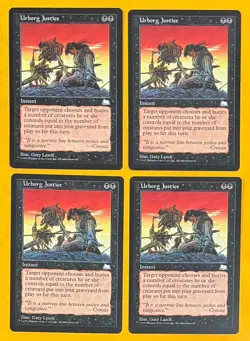 MTG URBORG JUSTICE (x4) Weatherlight (OldManMTG 005-496) - Image 1