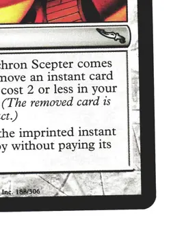 Magic The Gathering MTG - Mirrodin MRD 2003 #188 Isochron Scepter NM FOIL - Image 5
