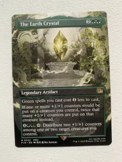 The Earth Crystal (Borderless) Final Fantasy Regular MTG - Image 1