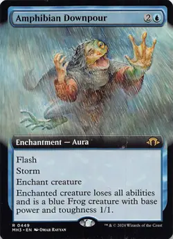 Amphibian Downpour (Extended Art) R Modern Horizons 3 449 NM - Image 1