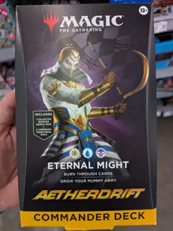 Magic the Gathering (MTG) - Aetherdrift Commander Deck - Eternal Might - Image 1