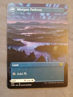 Hengegate Pathway // Mistgate Pathway (Borderless Alternate Art) [Kaldheim] - Image 2