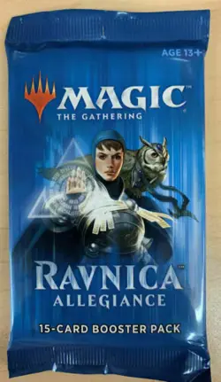 Magic The Gathering Ravnica Allegiance Booster Pack 630509673155 - Image 1