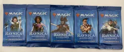 Magic The Gathering Ravnica Allegiance Booster Packs - Lot of 5 Complete Art Set 630509673155 - Image 1