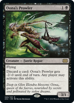 x1 Oona's Prowler - Foil R MTG Double Masters 2022 M/NM, English - Image 1