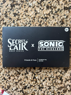 MTG Secret Lair x Sonic The Hedgehog Friends and Foes Rainbow Foil Sealed - Image 2