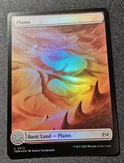 Plains - Foil - Full Art - TDM - MTG - EN - NM - 0272 - Image 1