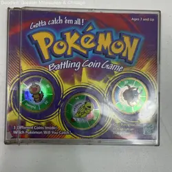 1999 Hasbro Pokemon Battling Coin Game - Image 1