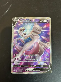 Mewtwo V SWSH229 Ultra Rare - SWSH Pokemon GO Promo - NM - Image 1