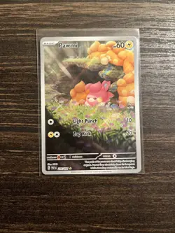 Pawmi Pokemon Paldean Fates 226/091 Full Art Illustration Rare NM - Image 1