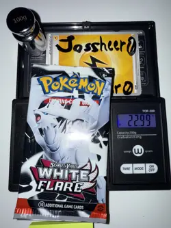 Very Heavy! 22.99g Pokemon TCG SV10.5 White Flare Booster Pack Factory Sealed! - Image 1